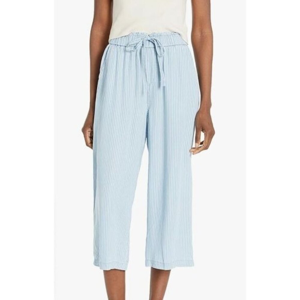 Zac‎ & Rachel Pull on Wide Leg Crop Pant with Drawstring Waist XL